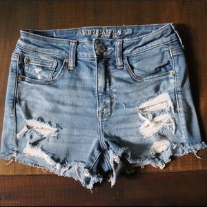 American Eagle Blue Denim Jean Shorts ⭐️